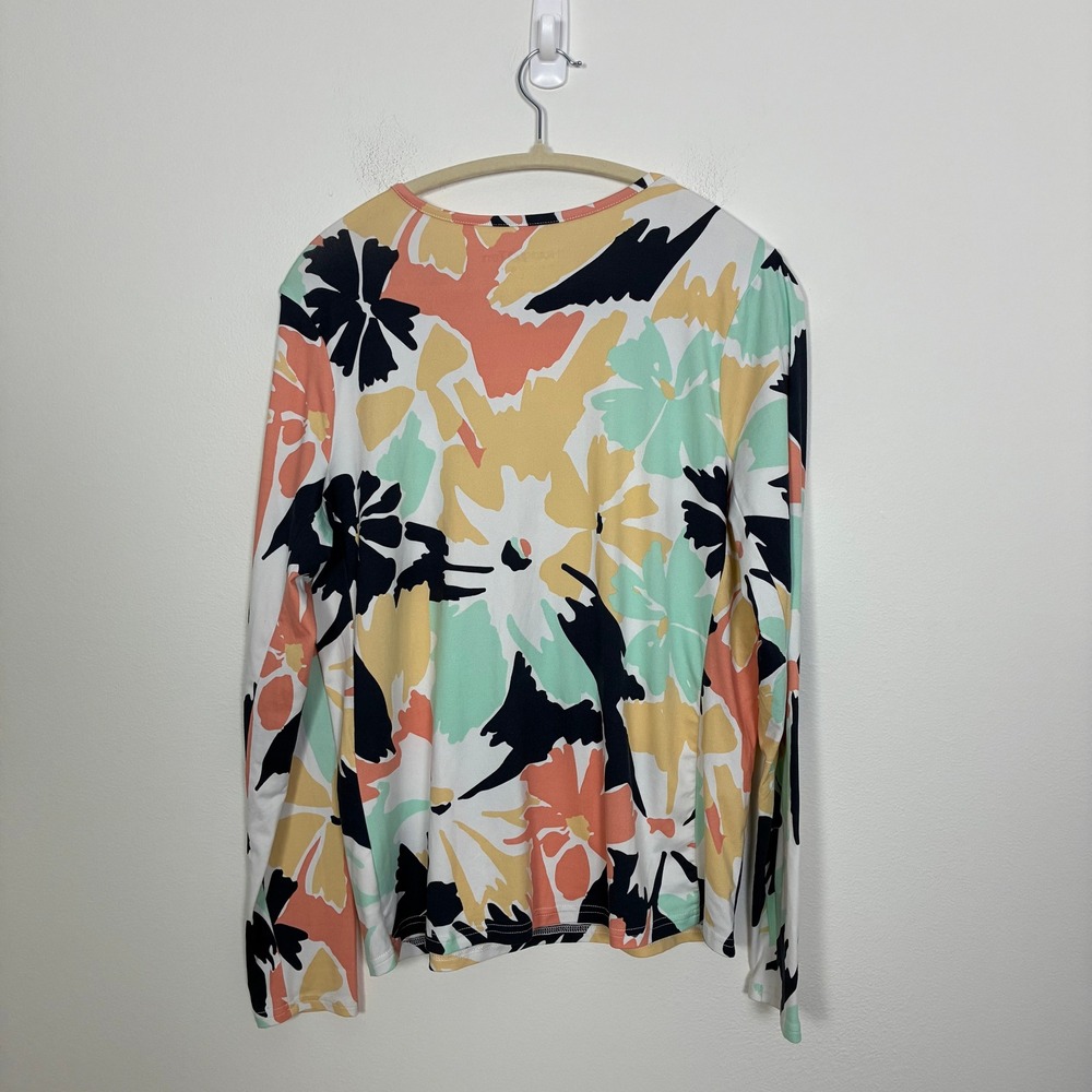 Hang Ten Sun Protection Tee Women's Large Sunray Long Sleeve T Shirt Summer - Picture 5 of 6